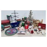 Christmas holiday decorations,  ornaments, tree,