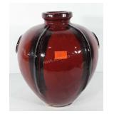 Large pottery vase, 13.5", Seller code LP