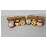 Six snowmen tealight holders