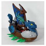 Toy, Fisher Price Imaginext Blue Dragon Serpent