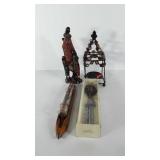 Home decor, includes windchime in box, pillar