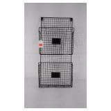Metal wall paper organizer,