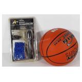 Huffy basketball with accessories kit, needs air