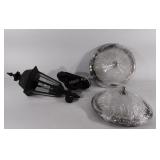 Light fixtures, 1 outside, 2 indoor (not tested)