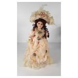 Duck House Heirloom doll, numbered, with stand