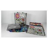 Vera Bradley poly tote bags and foldable trunk