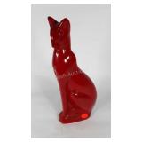 Hobbyist ceramic mid century style cat statue,