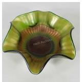 Carnival glass, Northwood Glass, ruffle edge