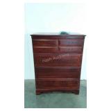 Four drawer chest, drawer pulls are in bag,