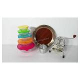 Kitchenwares, includes nesting food storage