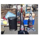 Skid of vacuum cleaners, carpet cleaners,