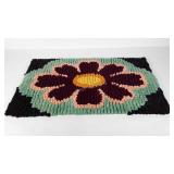 Handmade scatter rug, 21x35