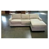 Two piece, corner sofa with chaise end. 90" long,