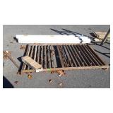 Wood Picket type Rail Section, 40x64", plus box of