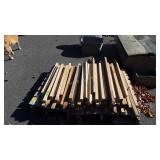 A Pile of Pine Pickets, 1x1x32"