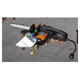 Worx brand Electric Chainsaw, 16" cut, ready to