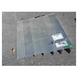 Portable aluminum Ramp, by EZ Access, rolls up,