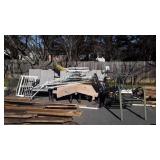 Misc Scrap metals, parts and pieces lot of this