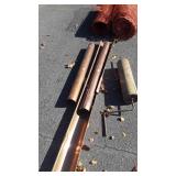 Copper Rain Gutter Pcs, 45&77" Trough gudder, and