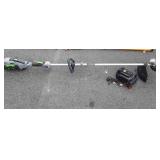 Ego weedeater with charger,  works