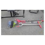 Long handle tools,  mop and broom