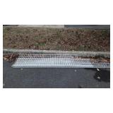 Wire closet shelving,  various lengths an width