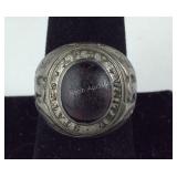 Sterling silver army ring size 10.5, 12grams