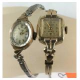 Two goldfilled wrist watches not running Gruen