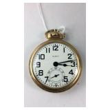 10k gold filled Elgin pocket watch, runs