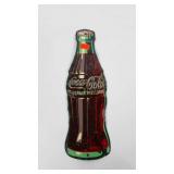 Advertising Coca-Cola metal bottle sign, age wear
