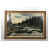 Granite River - Upper Malbaie print by Ogden M.