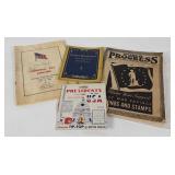 Ephemera group, 1942 issue of World Progress,