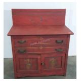 Wash stand, handles need repaired on drawers,