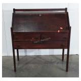 Secretary/writing desk, inside shows wear,