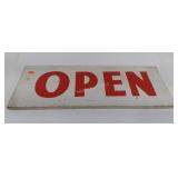 Wooden Open/Closed sign