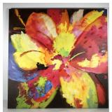 Large colorful decor stretched canvas wall