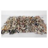 Thick rag rug, 21x32