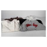 Four ladies jackets and vest, Mickey fleece size