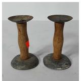 Two hog hair scrapers