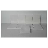 Art supplies, includes nine canvases, some are