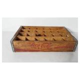 Advertising, wooden coca-cola crate, 12x18.5