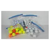 Used Golf balls, 48 mixed brand colored, 36