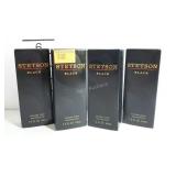 Stetson Black, cologne spray, 1.5 oz. x 4, new