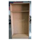 Bookcase, 36 x 12 x 72, needs pegs to hold