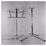 Adjustable music & guitar stand