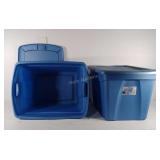 Empty totes with lids (2)