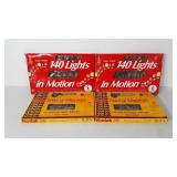 Four boxes of indoor/outdoor Christmas lights,