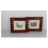 Randolph Macon College prints, Main Hall and Old