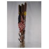 Glass vase (approximately 23" tall), Citronella