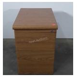 Three drawer file cabinet, missing key, 24x22x16
